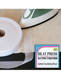 Bügelband Heat Press Batting Together 2
