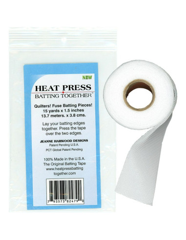 Bügelband Heat Press Batting Together