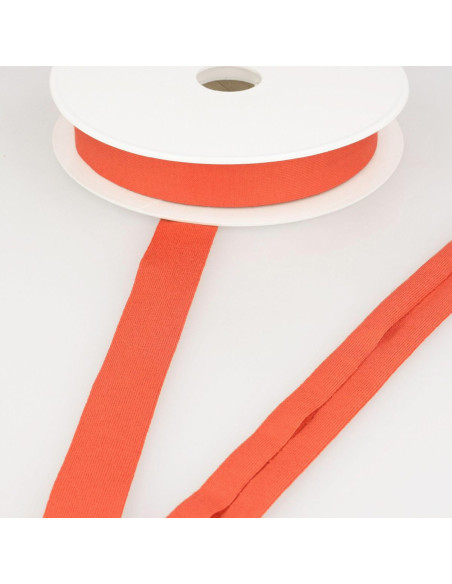 Viskose-Jersey-Schrägband - Orange