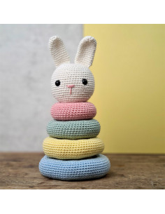 Häkelset - Stapelspielzeug Hase