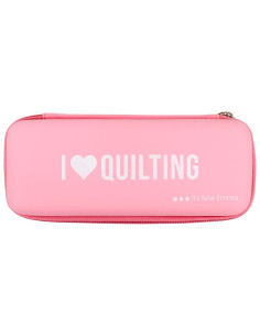 Rosa Aufbewahrungstasche für Rollschneider - Ich liebe Quilten