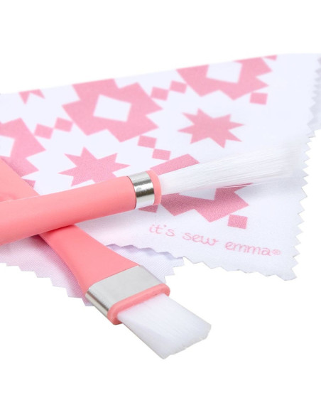 Reinigungsset für Nähmaschinen - Rosa