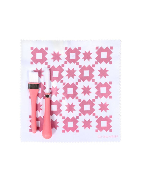 Reinigungsset für Nähmaschinen - Rosa
