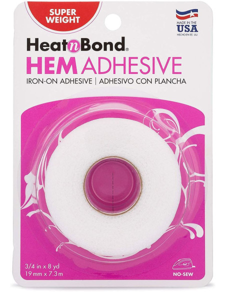 Spezial-Bügelband für dicke Stoffe HeatNBond - 19 mm x 7,30 m