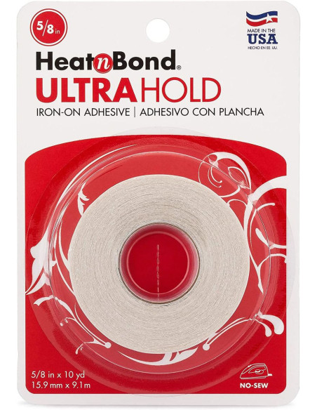 Extra-starkes, aufbügelbares Klebeband HeatNBond - 15,9 mm x 9,10 m