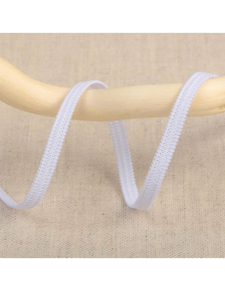Weiches Gummiband 5 mm - Weiß