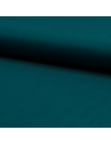 Viskose-Twill-Stoff - Petrolblau