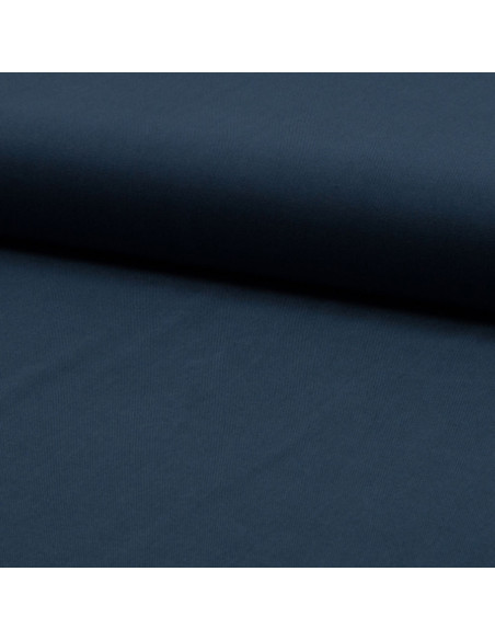 Viskose-Twill-Stoff - Dunkelblau Jeans