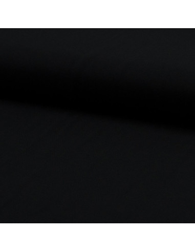 Viskose-Twill-Stoff - Schwarz