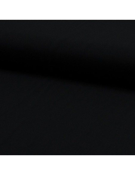 Viskose-Twill-Stoff - Schwarz