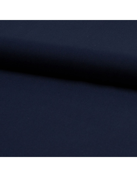 Viskose-Twill-Stoff - Dunkelmarineblau