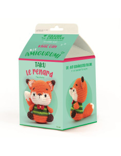 Amigurumi-Häkelset - Taku der Fuchs