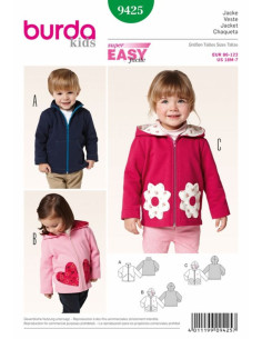 Jackenschnittmuster - Burda 9425