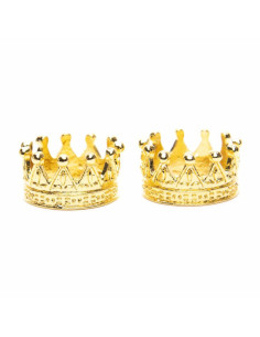 Satz von 2 Kronen für Amigurumi - Gold