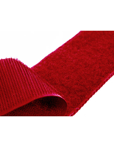 Roter selbstklebender Nähband 20 mm breit pro Meter