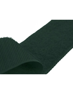 Flaschengrünes Klettband zum Nähen, 20 mm breit, pro Meter