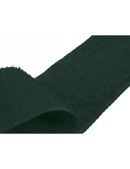 Flaschengrünes Klettband zum Nähen, 20 mm breit, pro Meter