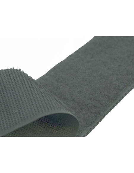 Dunkelgraues selbstklebendes Nähband 20 mm breit pro Meter