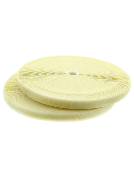 Selbstklebendes Nähband in Ecru, 20 mm breit, Rolle mit 25 Metern