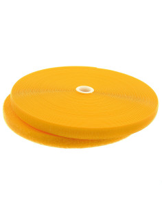 Gelbes selbstklebendes Nähband, 20 mm breit, Rolle mit 25 Metern