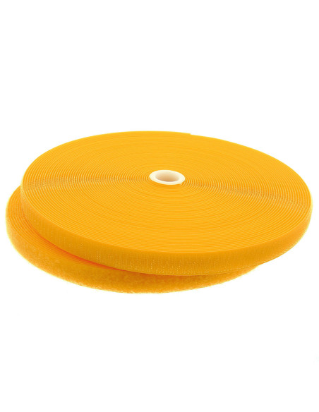 Gelbes selbstklebendes Nähband, 20 mm breit, Rolle mit 25 Metern