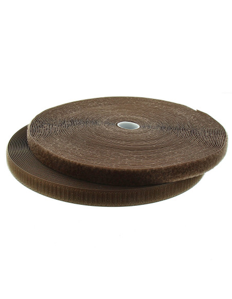 Selbstklebendes Nähband in Hellbraun, 20 mm breit, Rolle mit 25 Metern