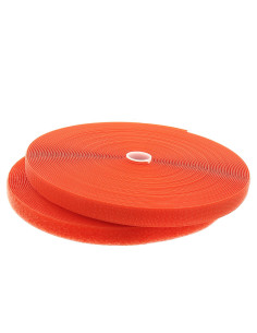 Selbstklebendes Nähband in Orange, 20 mm breit, Rolle mit 25 Metern.