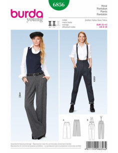 Hosenmuster - Burda 6856