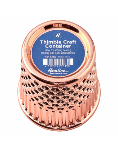 Dekorativer Fingerhut - Roségold