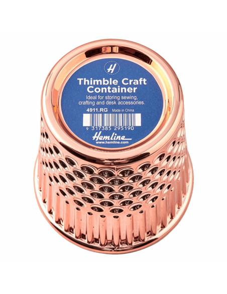 Dekorativer Fingerhut - Roségold