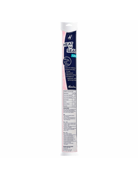 Bügelpapier für Applikationen, Quilten und Nähen 45 cm x 5 m - Leicht
