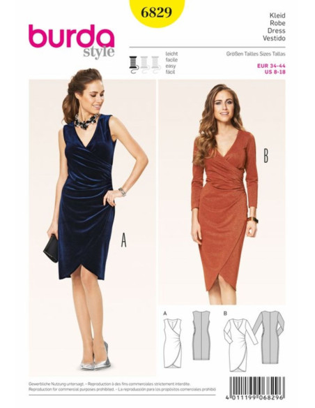 Kleidmuster - Burda 6829