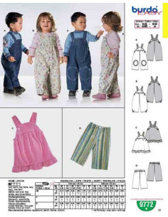 Hosen- und Rockmuster - Burda 9772