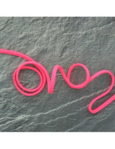 Flache Kordel Anorak - Neonrosa