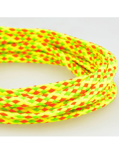 Flache Kordel Anorak - Mehrfarbig Neon