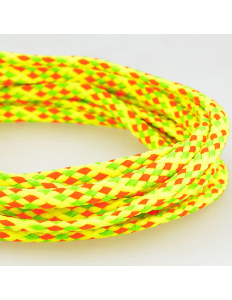 Flache Kordel Anorak - Mehrfarbig Neon