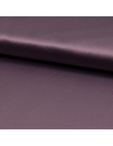 Dehnbarer Satinstoff - Mauve