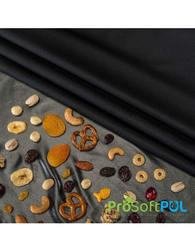Lebensmittelechter ProSoft PUL-Stoff - Schwarz