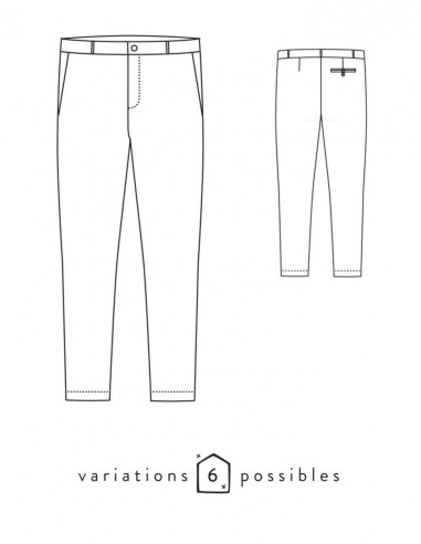 Hosenmuster Attitude - Atelier Scämmit