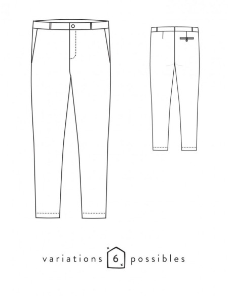 Hosenmuster Attitude - Atelier Scämmit