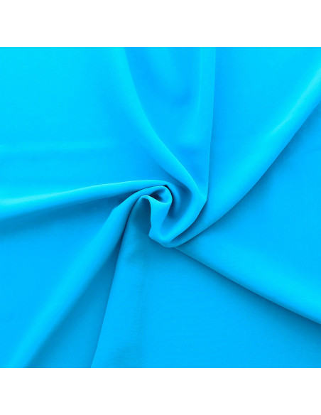 Musselin-Stoff - Eisblau