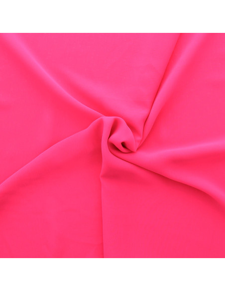 Mousselinstoff - Neonrosa