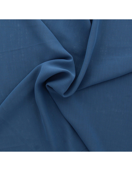 Musselin-Stoff - Blaugrau