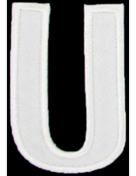 Bügelaufnäher Buchstabe U