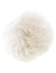Kunstfellbommel 10 cm - Natur