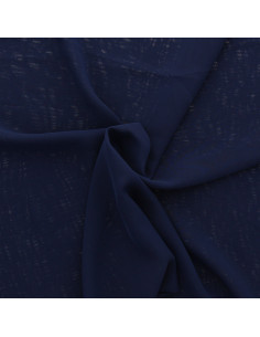 Musselin-Stoff - Marineblau