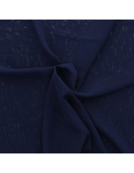 Musselin-Stoff - Marineblau