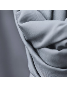 Tencel-Stoff Smooth Drape Twill - Grau