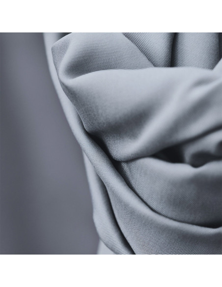 Tencel-Stoff Smooth Drape Twill - Grau