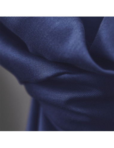 Tencel-Stoff Smooth Drape Twill - Blau